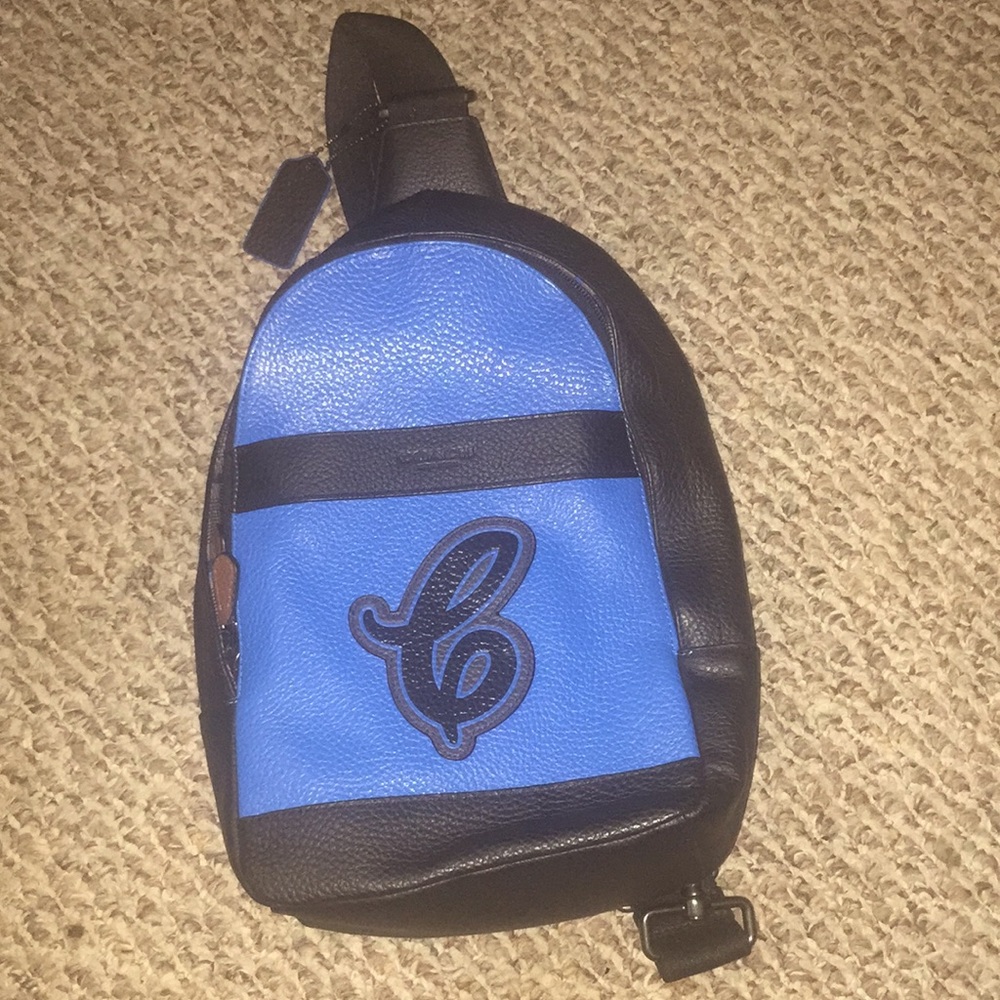 Coach (QB/ Neon Blue Multi) Charls Pck Neon